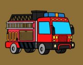Un camion dei pompieri