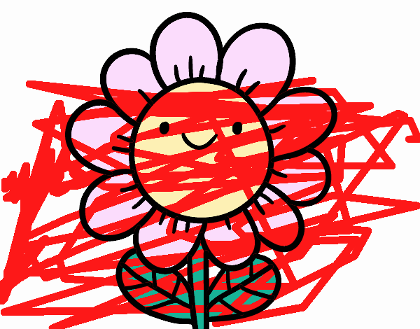 Un fiore sorridente