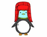 Pinguino con il cappello