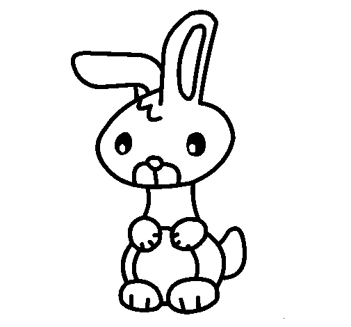 Disegno di Art il coniglio  da Colorare