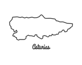 Disegno di Asturias da colorare