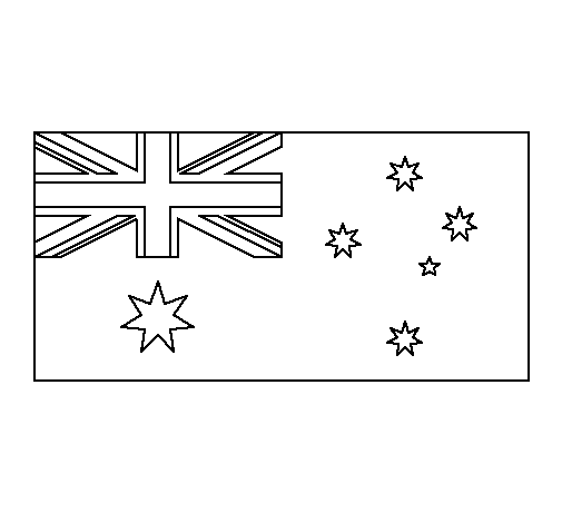 Disegno di Australia da Colorare