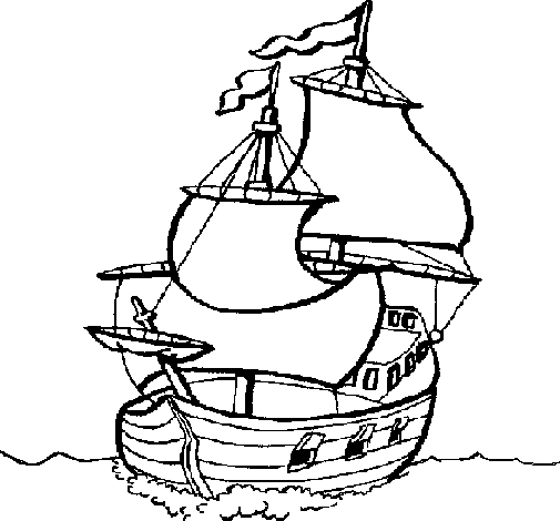 Disegno di Barca  da Colorare
