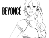 Disegno di Beyoncé B-Day da colorare