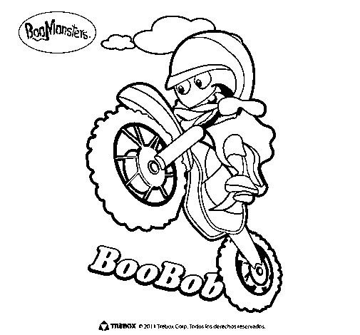 Disegno di BooBob da Colorare