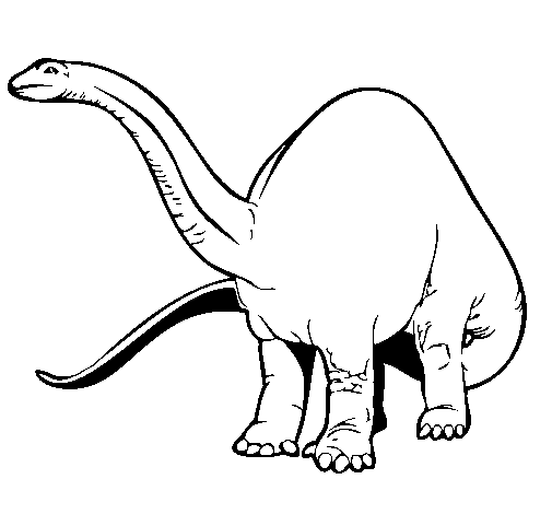 Disegno di Branchiosauro II da Colorare
