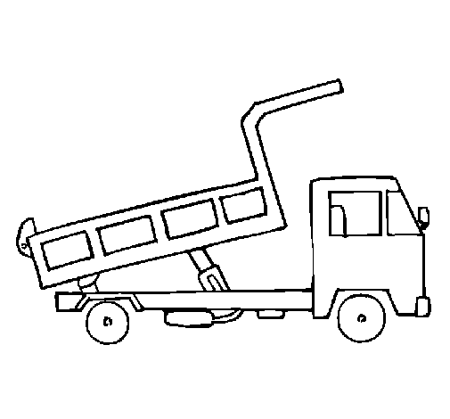 Disegno di Camion da carico  da Colorare