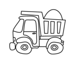 Disegno di Camion di trasporto da colorare