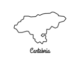 Disegno di Cantabria da colorare