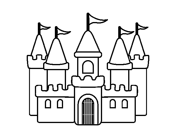Disegno di Castello fantastico da Colorare