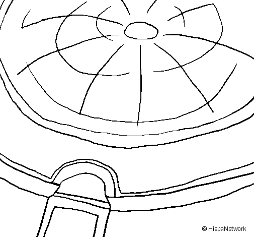 Disegno di Cupola del Pantheon  da Colorare