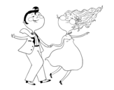 Dibujo de Danzatori dell swing