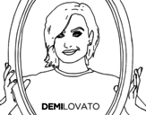 Disegno di Demi Lovato Popstar da colorare