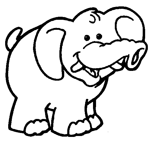 Disegno di Elefante 6 da Colorare