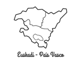 Disegno di Euskadi  da colorare