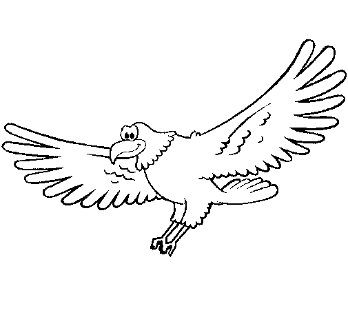 Disegno di Falco  da Colorare