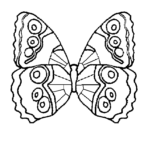 Disegno di Farfalla 1a da Colorare