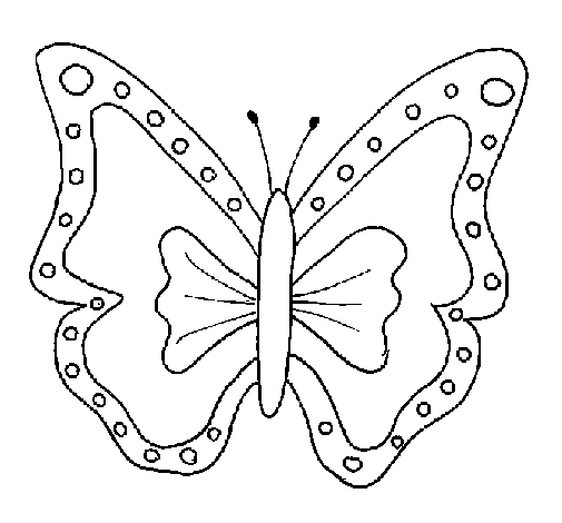 Disegno di Farfalla 4a da Colorare