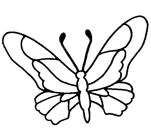Disegno di Farfalla 6a da Colorare