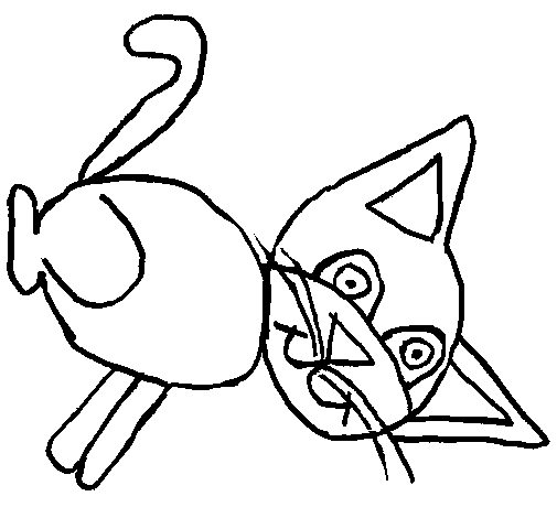 Disegno di Gatto 7 da Colorare