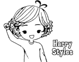 Disegno di Harry Styles da colorare