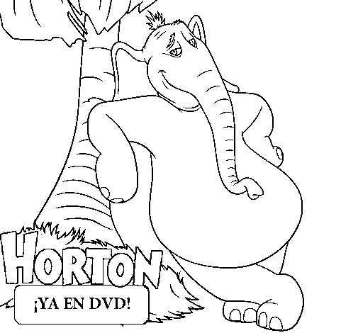 Disegno di Horton da Colorare