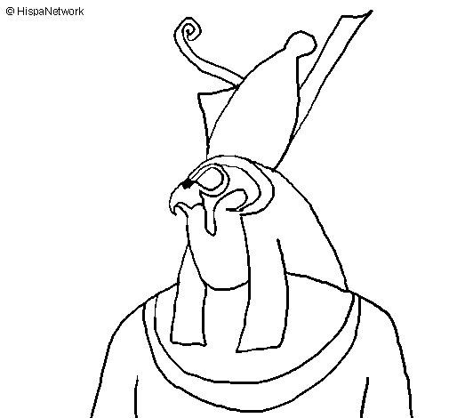 Disegno di Horus da Colorare