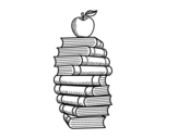 Dibujo de Libri e mela