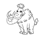 Dibujo de Mammuth preistorico