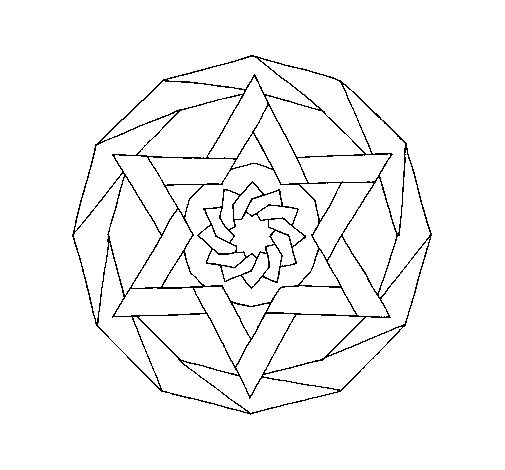 Disegno di Mandala 18 da Colorare