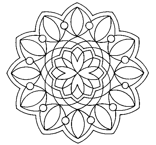 Disegno di Mandala 20 da Colorare