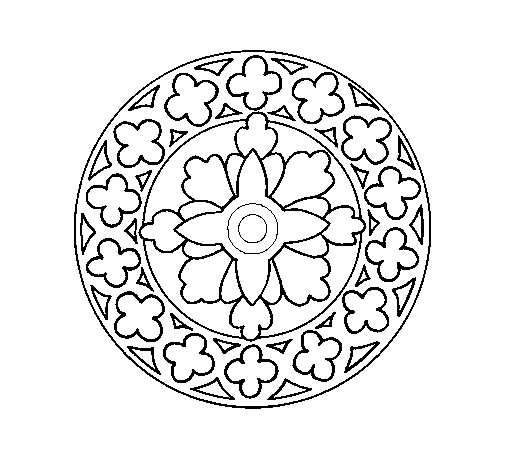 Disegno di Mandala 21 da Colorare