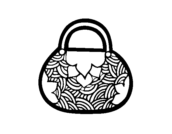 Disegno di Mini sacchetto ispirato giapponese da Colorare