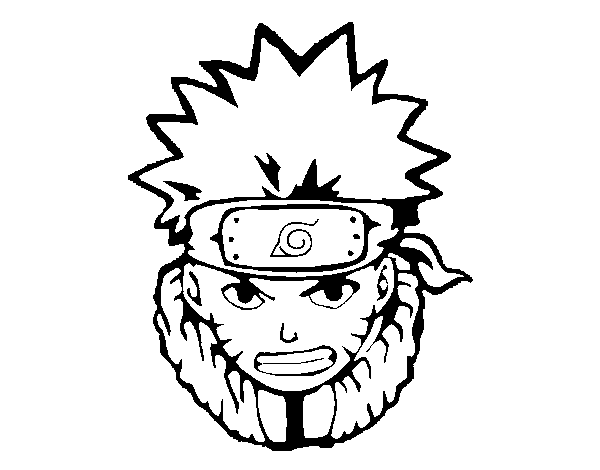 Disegno di Naruto furioso da Colorare