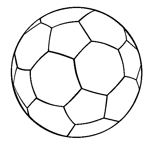Disegno di Pallone da calcio II da Colorare