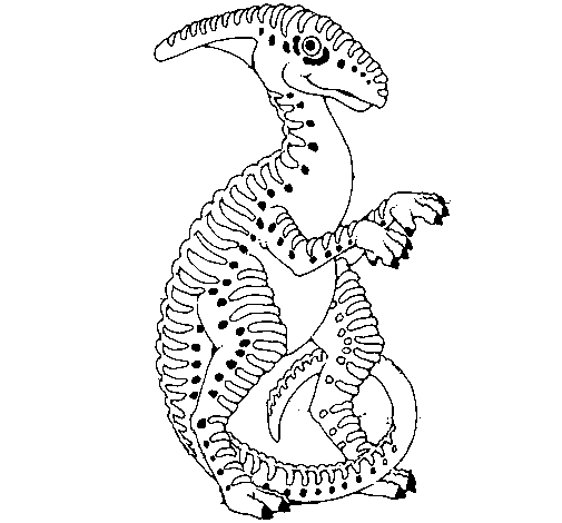 Disegno di Parasaurolophus da Colorare