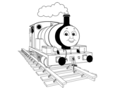 Disegno di Percy la piccola locomotiva da colorare