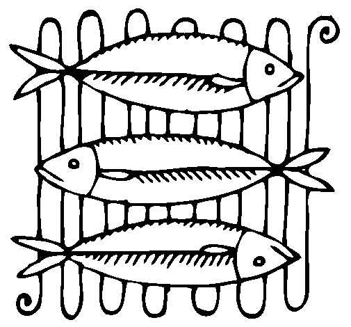 Disegno di Pesce da Colorare