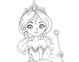 Dibujo de Principessa magica
