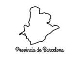 Disegno di Provincia di Barcelona da colorare