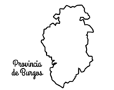 Disegno di Provincia di Burgos da colorare
