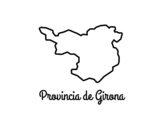 Disegno di Provincia di Girona da colorare