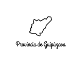 Disegno di Provincia di Guipúzcoa da colorare