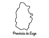 Disegno di provincia di Lugo da colorare