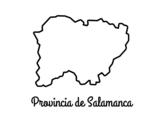 Disegno di Provincia di Salamanca da colorare