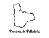 Disegno di Provincia di Valladolid da colorare