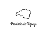 Disegno di Provincia di Vizcaya da colorare