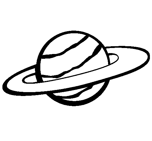 Disegno di Saturno II da Colorare