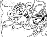 Dibujo de Scimmiette