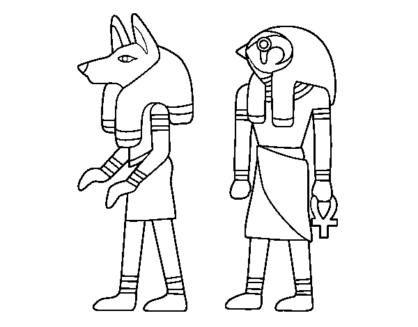 Disegno di Sfinge egiziana da Colorare